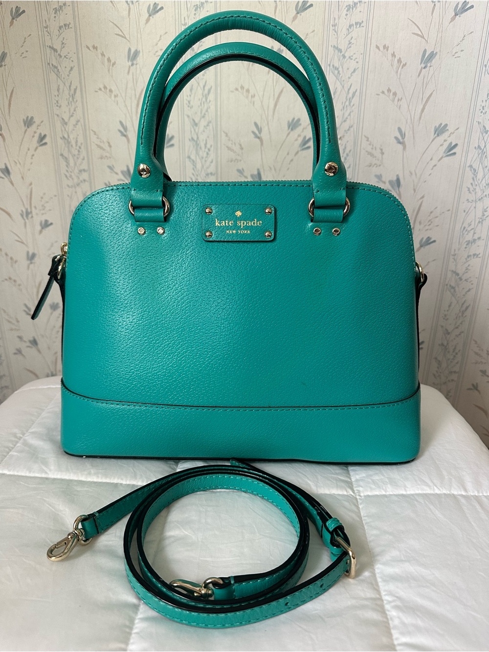 Kate Spade Aqua Dome Satchel
